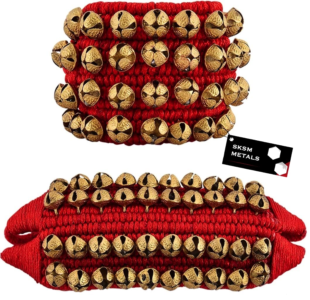 See full amazon price history chart for SKSM Ghungroo (40 + 40) Red pad 4 Line Ghungroo double string with Cushion Pads | Bell, Ghungru,Anklet Bell,Salangai,Chilanka | Paijania Kuchipudi, Bharatanatyam dance,Bharata Muni (4 Line DS) SKSM Ghungroo (40 + 40) Red pad 4 Line Ghungroo double string with Cushion Pads | Bell, Ghungru,Anklet Bell,Salangai,Chilanka | Paijania Kuchipudi, Bharatanatyam dance,Bharata Muni (4 Line DS) (B0C1S523QK) Amazon Price History, Amazon Price Tracker