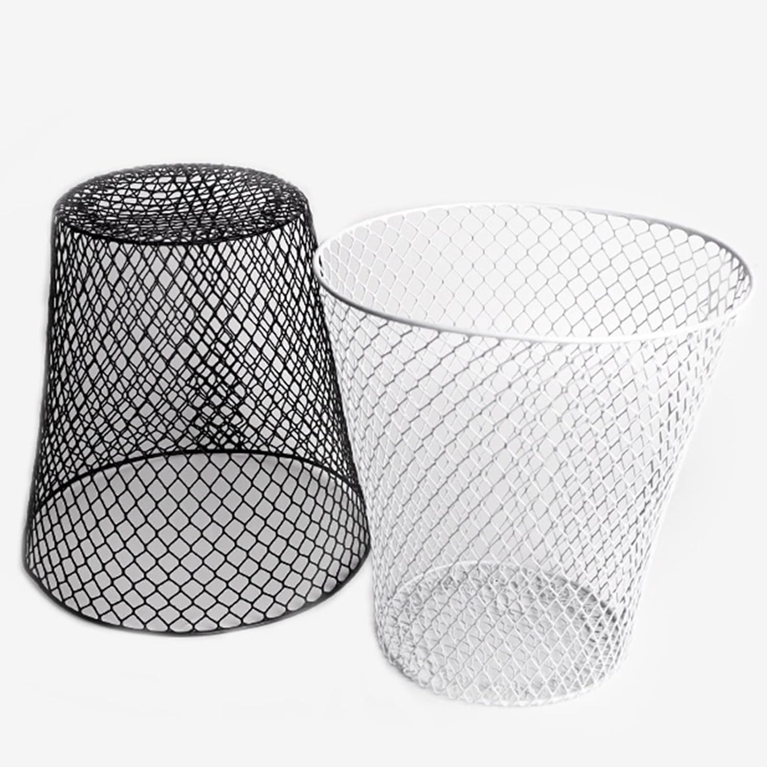 Chicken Wire Cloche, 10 Pack Metal Garden Chicken Wire Plant Cloche, Chicken Wire Plant Cover Protector from Animals, Sturdy Metal Cage Garden Protection for Your Plants and Seedlings (Black)