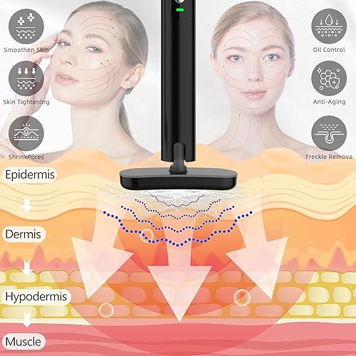 Miniatura 3 de Led-Light-Therapy, varita de cuidado de la piel de la cara de 7 colores con masajeador facial LED, rejuvenecimiento de la piel de la cara y cuello y