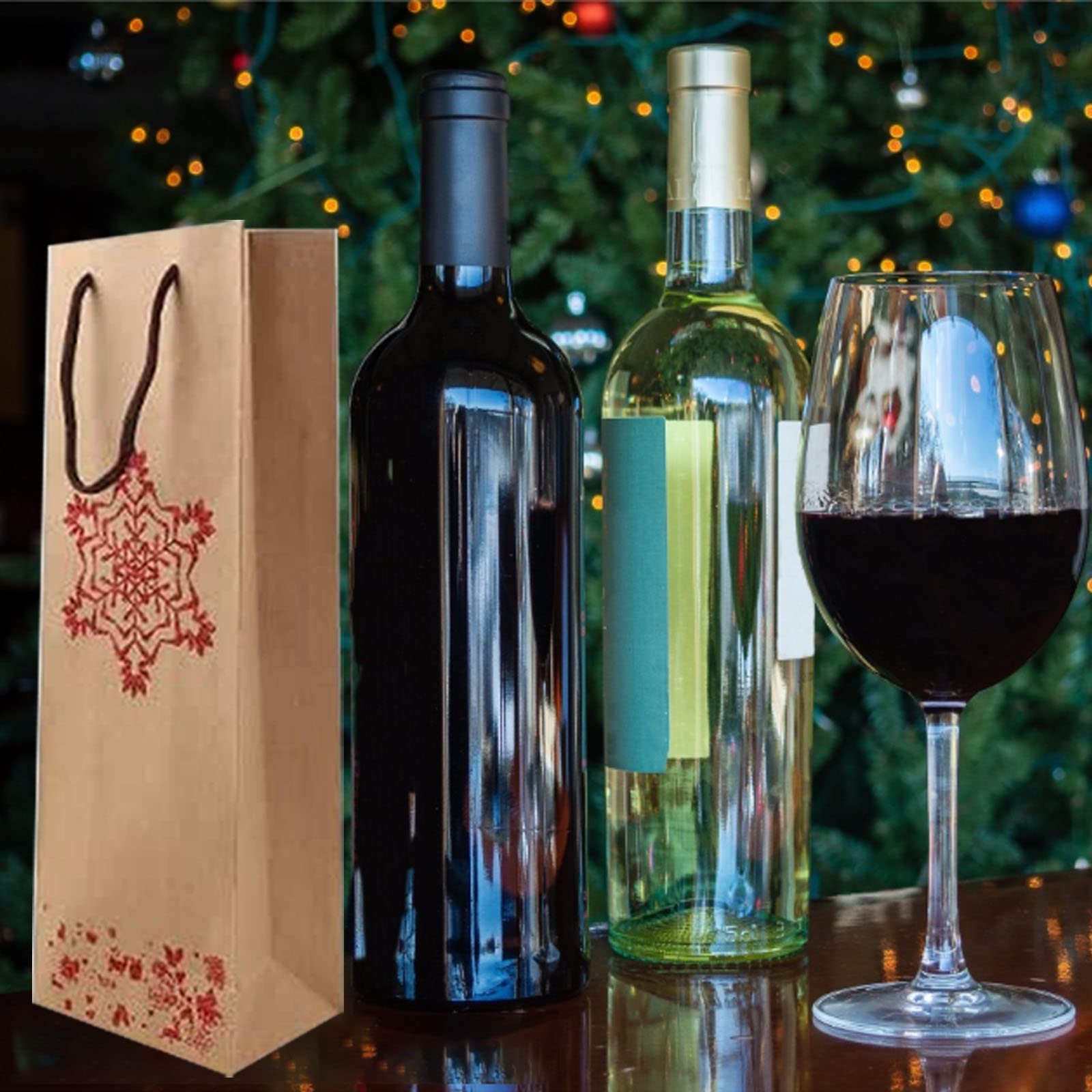 BOTTIGLIA DI VINO Coperchio Della Sacchetti Regalo Bottiglie Borsa EUR