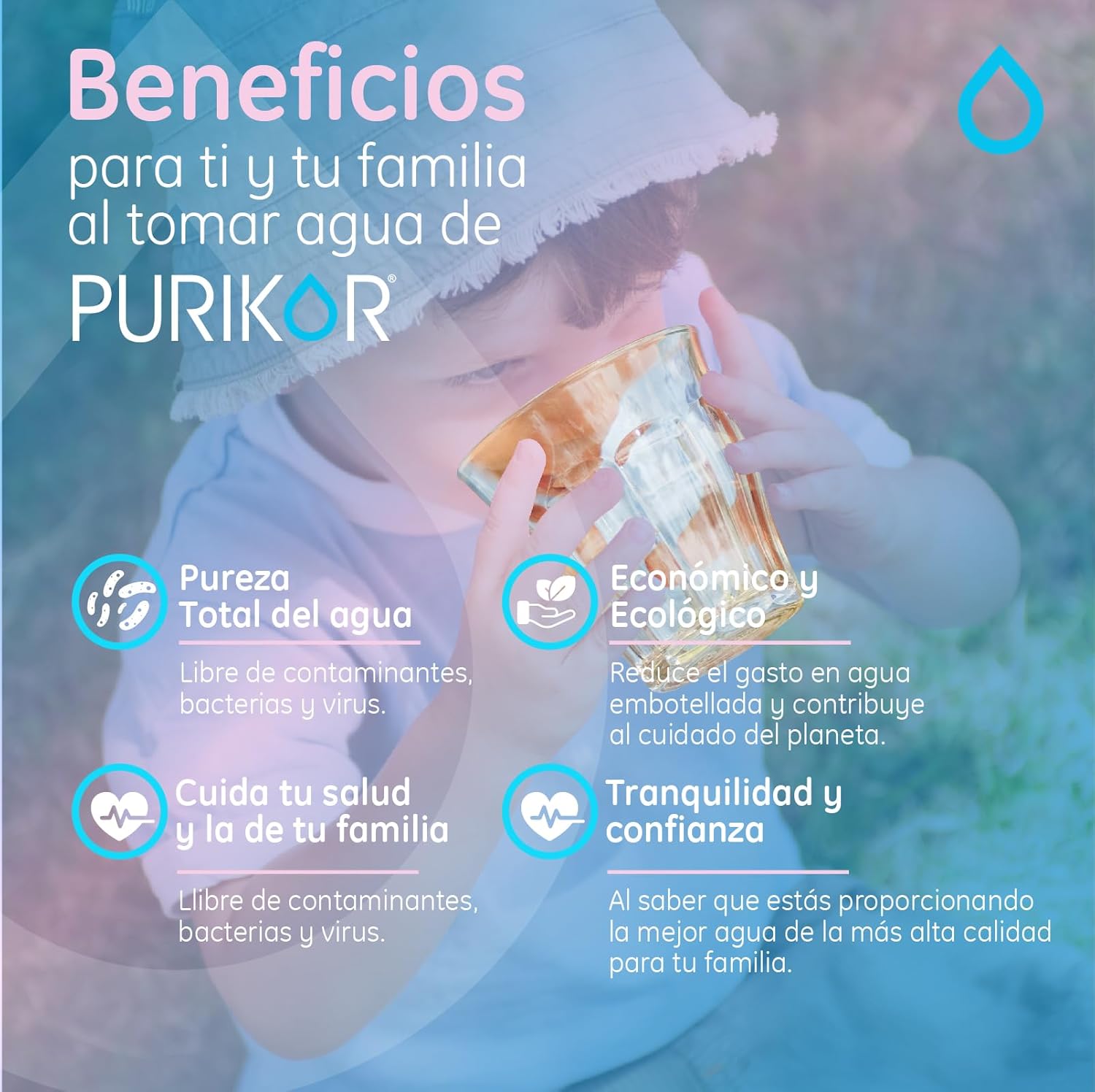 Purikor PKF-2 Basic Filtration System (POU) 2 Stage for Potable Water Filter Purifier