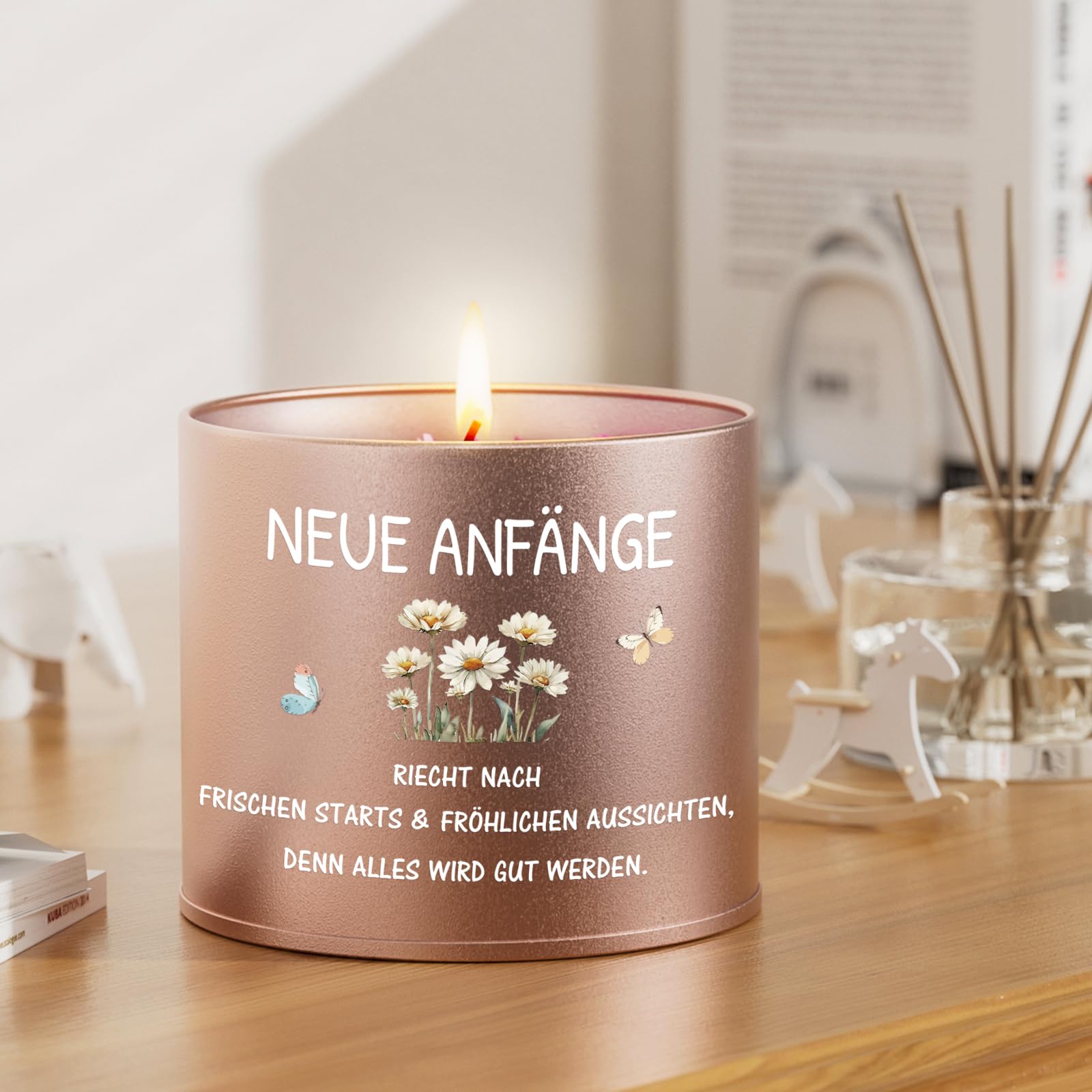 Abschiedsgeschenk-Kerze – Mit Lavendelduft & Inspirierendem Spruch – Perfekt Für Kollegen, Lehrer, Ruhestand, Weihnachten