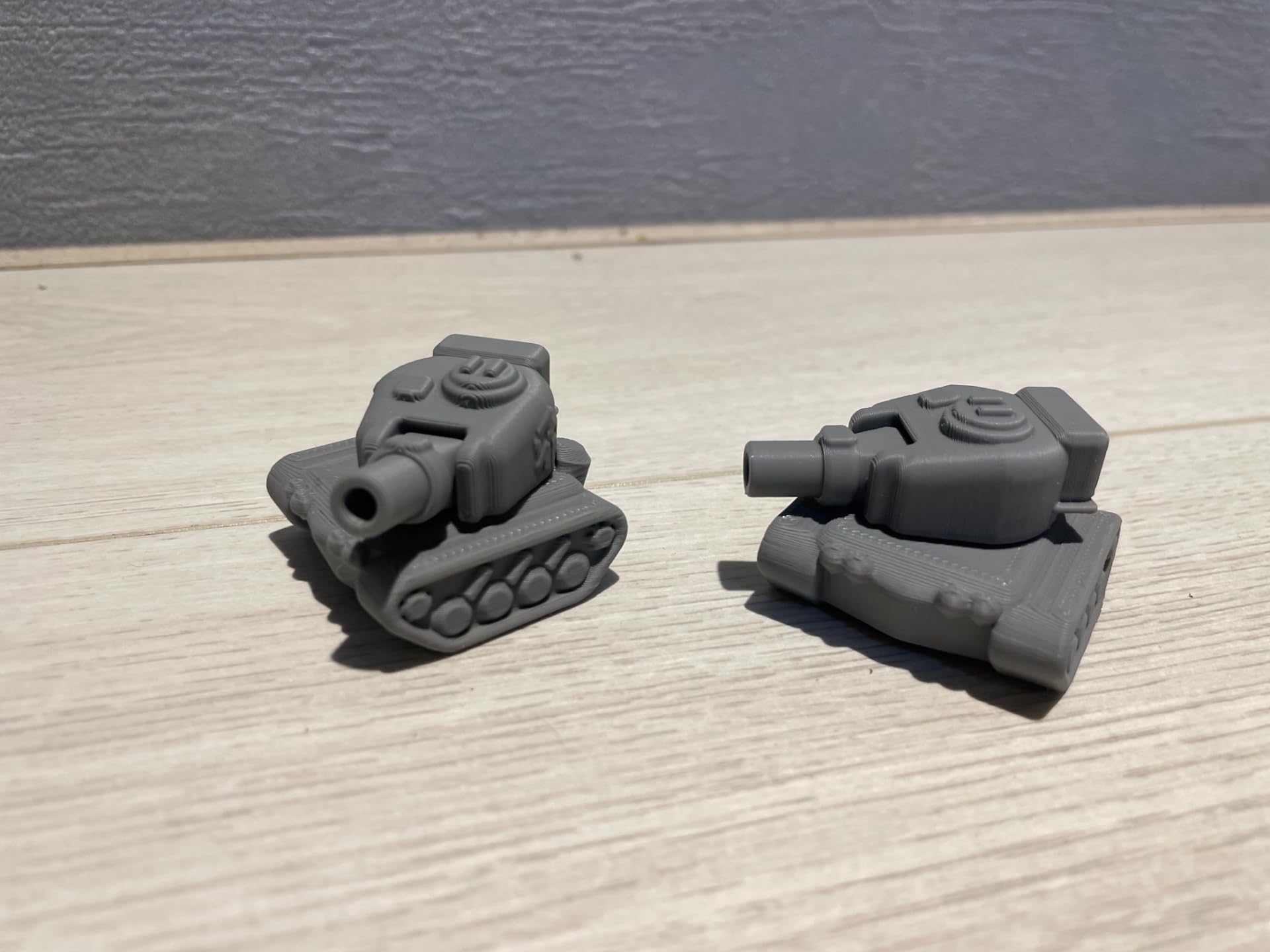 3D CRAFT Mini Movable Tank Toy | 3D Printed PLA+ Military Model | Rotating Turret & Moving Wheels | Collectible Army Tank for Kids Multi Color 1