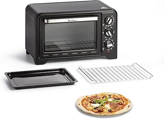 Four MOULINEX ACIER INOX OPTIMO Noir – 1380W, 19L