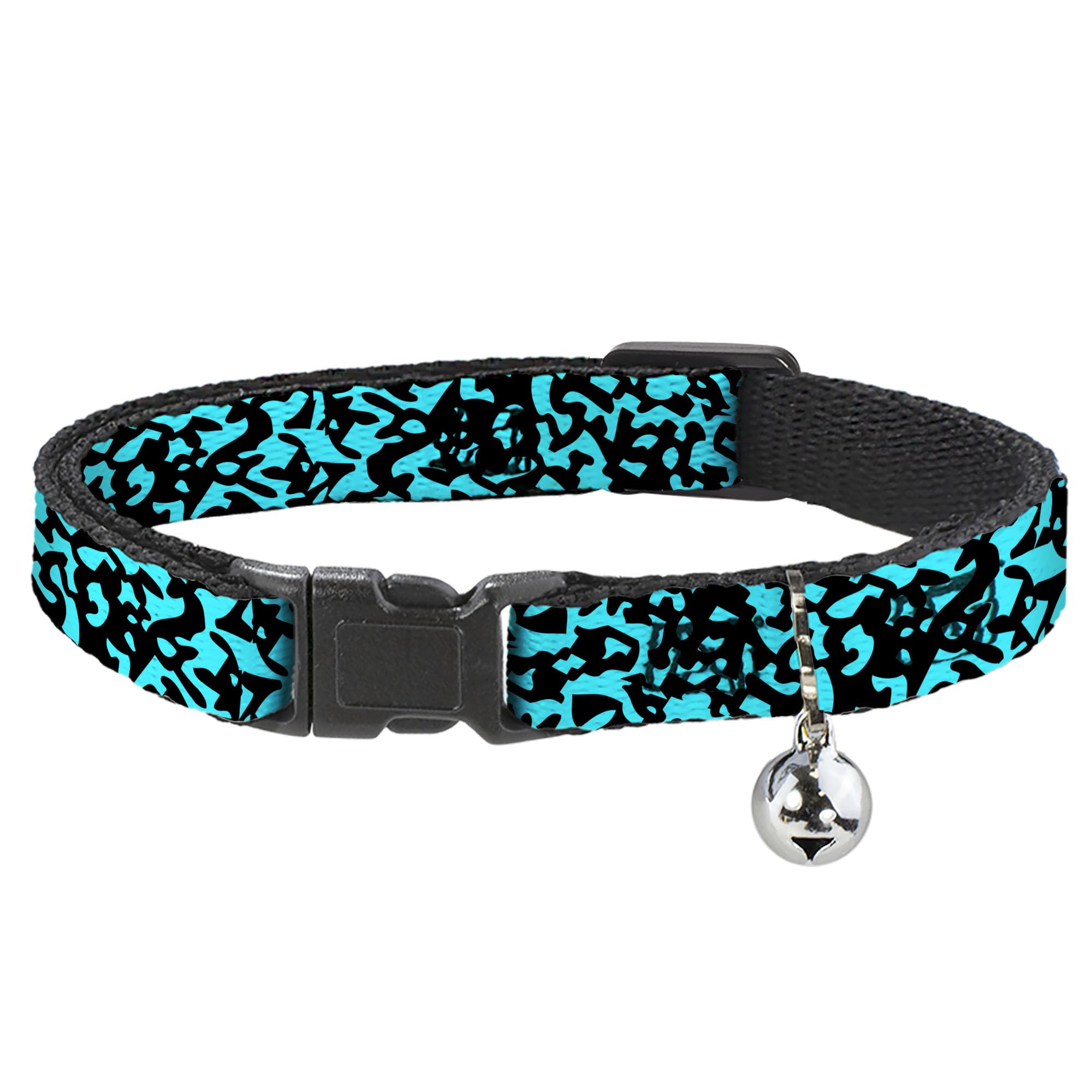 Collier chat Breakaway Buckle Down evite etranglement style 80s
