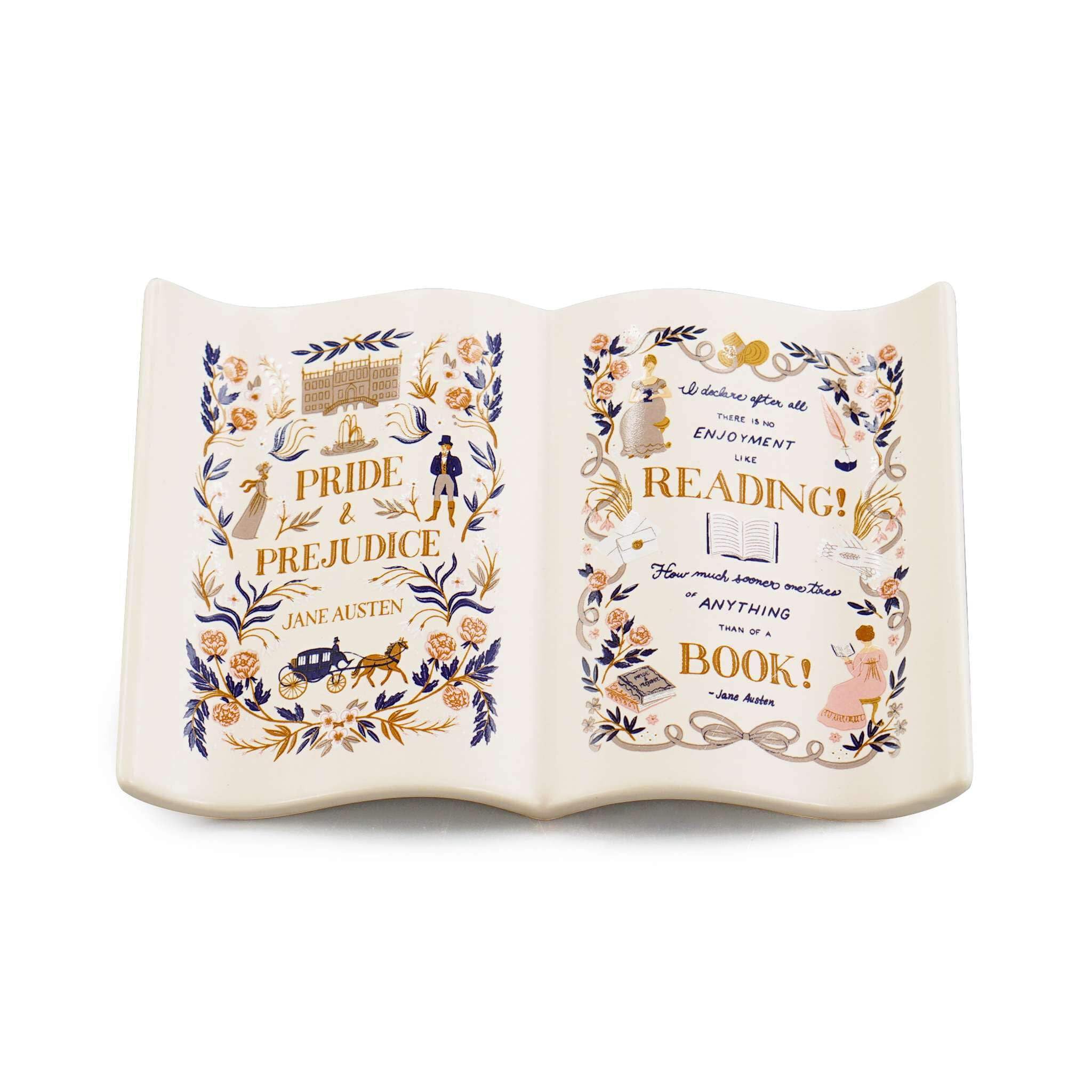 Jane Austin Trinket Dish Book - Pulteney Press (Pride & Prejudice)