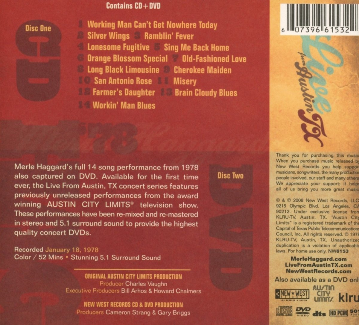 Live From Austin Tx '78