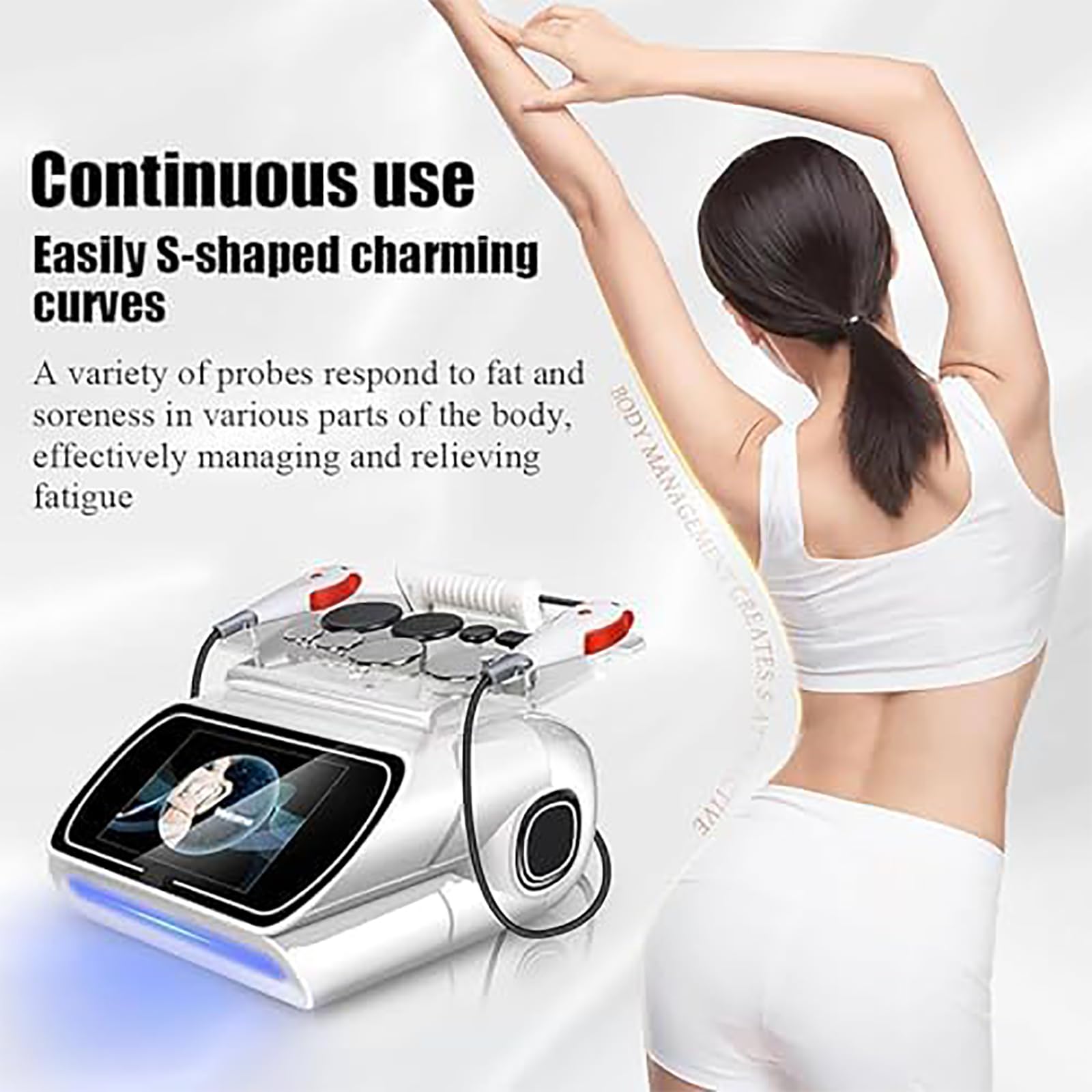 MObyat Tecar Therapy Diathermy Machine, kontroler temperatury całego ciała, wbudowany precyzyjny czujnik temperatury, podwójna kontrola temperatury i podwójna kontrola, do rehabilitacji sportowej