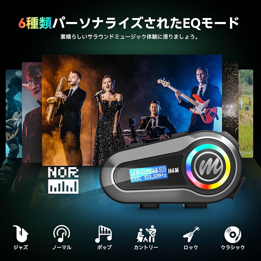 はいむーんさん専用 バイク用インカム, Moman(モーマン) バイク ヘイルセット ノイズ