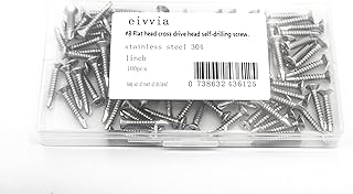 eivvia100pcs #8 * 1