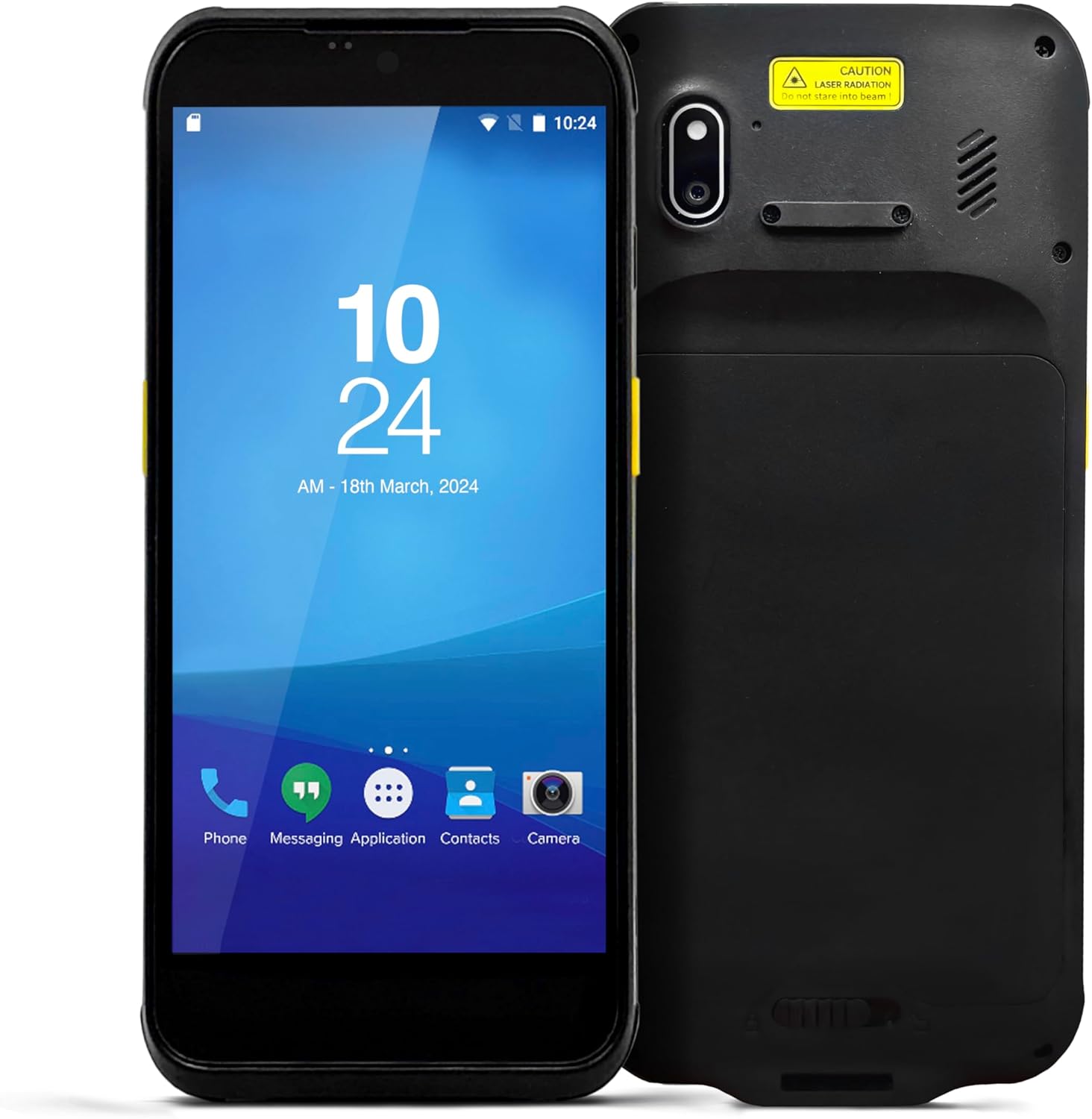 NuStar 65x Handheld Data Collector front and back view