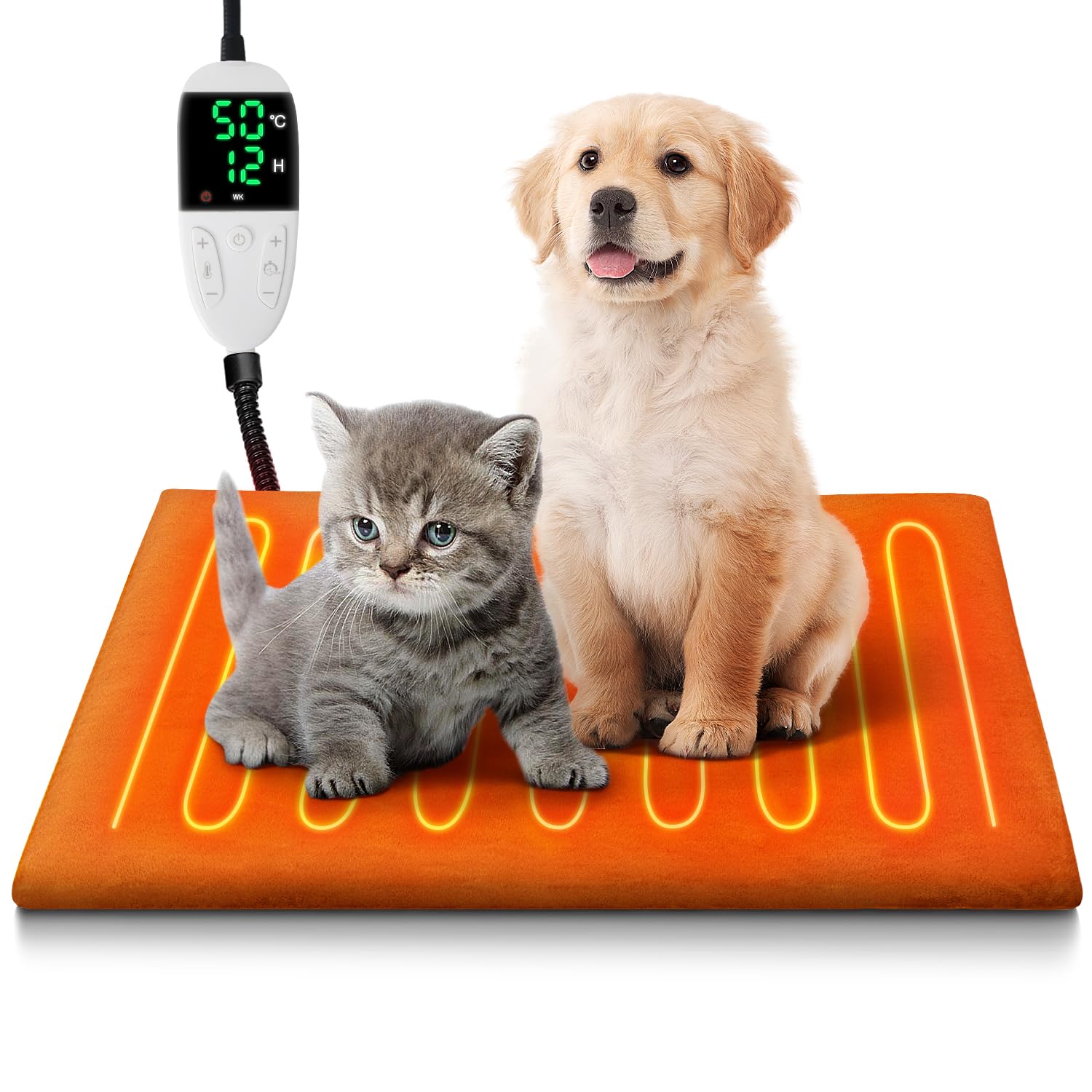 Amazon | Moon River ペット用ホットカーペット ペット用ヒーター 12