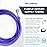 ResOne 7Ft Oxygen Supply Tubing, Crush Resistant, Standard Connectors for Nasal Cannulas, Cannula Nasal Tubing, Oxygen Concentrator - Purple