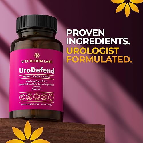 Miniatura 6 de UroDefend Fórmula de protección UTI  PAC de arándano  Formulado por médicos  Sin aditivos + sin gluten  Extracto de arándano, extracto de corteza de