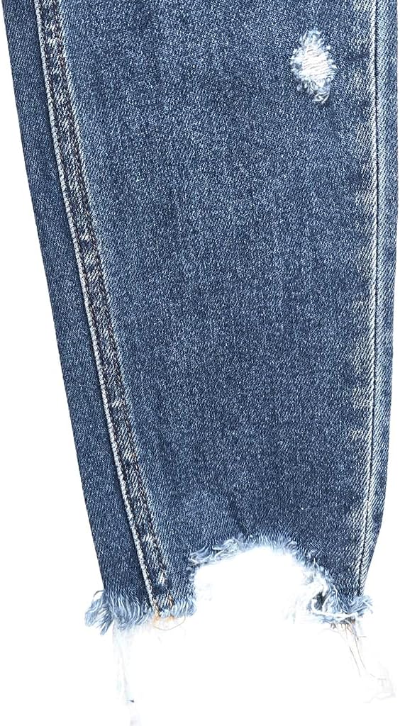 Flying Monkey High-Rise Cropped Skinny Jeans Blue Denim