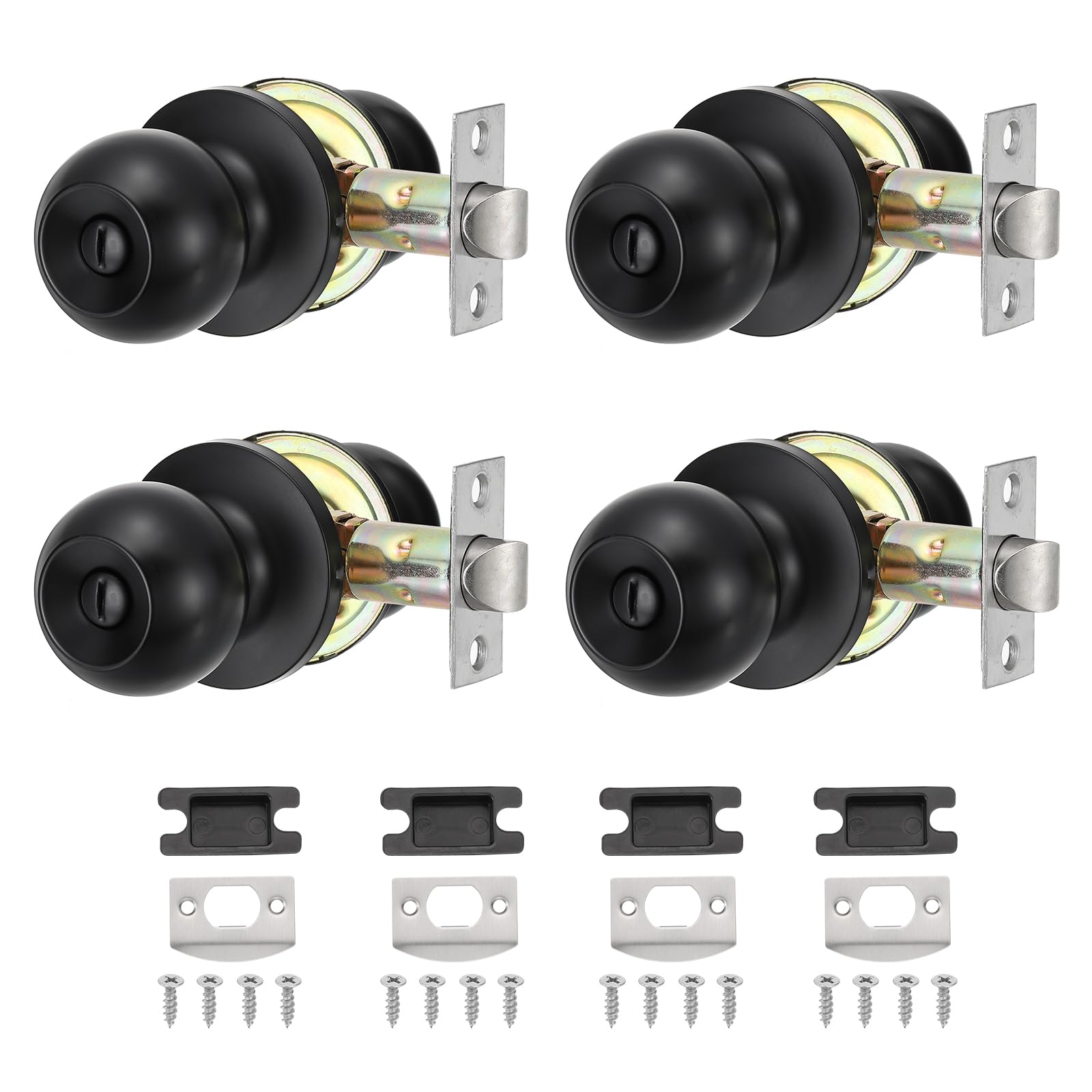 PATIKIL Privacy Keyless Door Knobs Interior