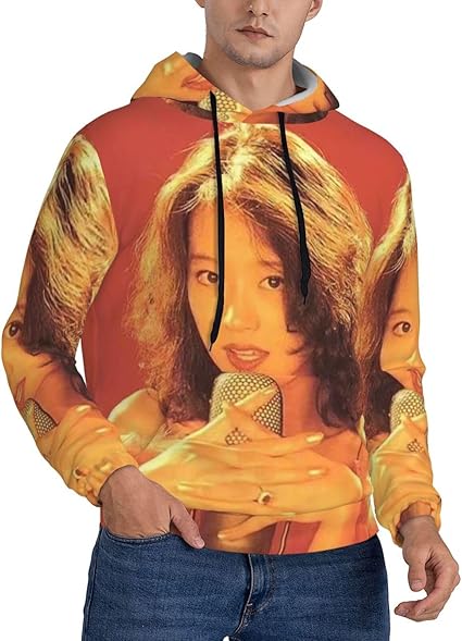 中森明菜さんのパーカー Amazon | [Fasedate] 中森明菜 春秋冬 フード付き 長袖 高弾力性フード