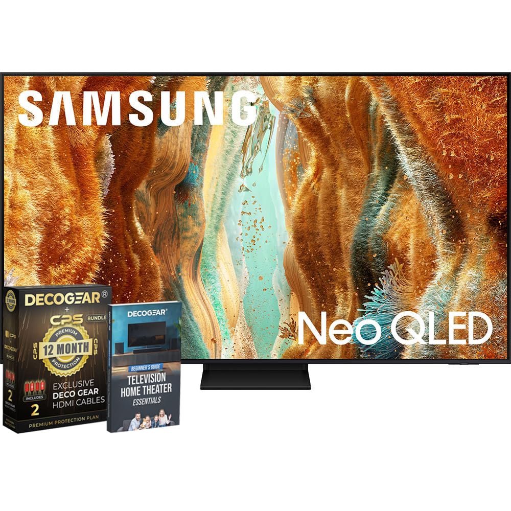 Samsung 65 Neo QLED 4K QN70F Smart TV 2025 Vision AI Motion Xcelerator 144Hz HDR10 Bundle with CPS