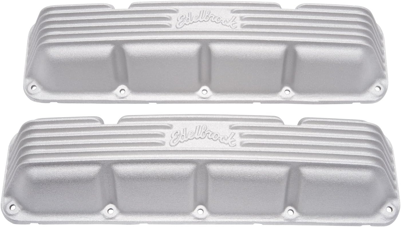 EDELBROCK 41999 Valve Cover Kit (Classic Finned AMC/Jeep V8 67-91)