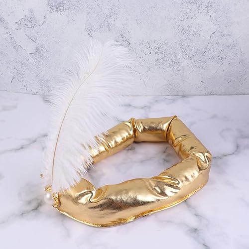 Miniatura 4 de Sombrero de sultán, accesorios de fotografía dorados, decoración de tocado para cosplay, disfraz de sultán, tocado de sultán, corona de rey real,