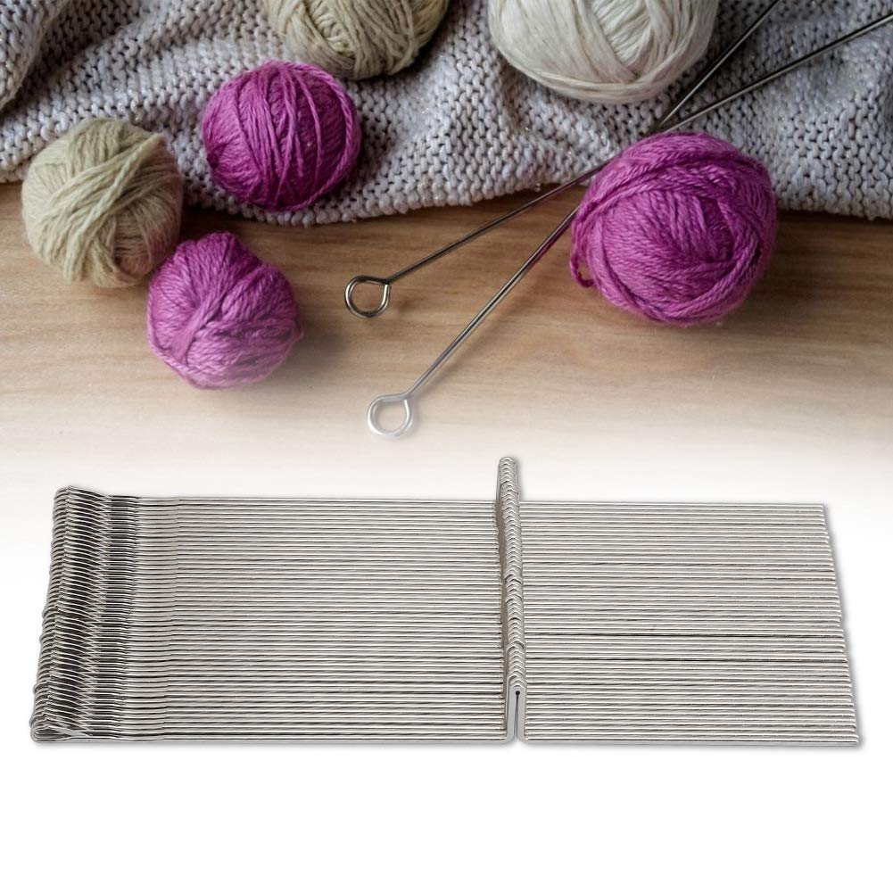 SK155 Ago per Macchina per Maglieria, 50 Pezzi di Aghi in Acciaio Set per Cucito in Tessuto Durevole Strumenti Artigianali Fai da Te per Macchina per Maglieria 17,5 cm