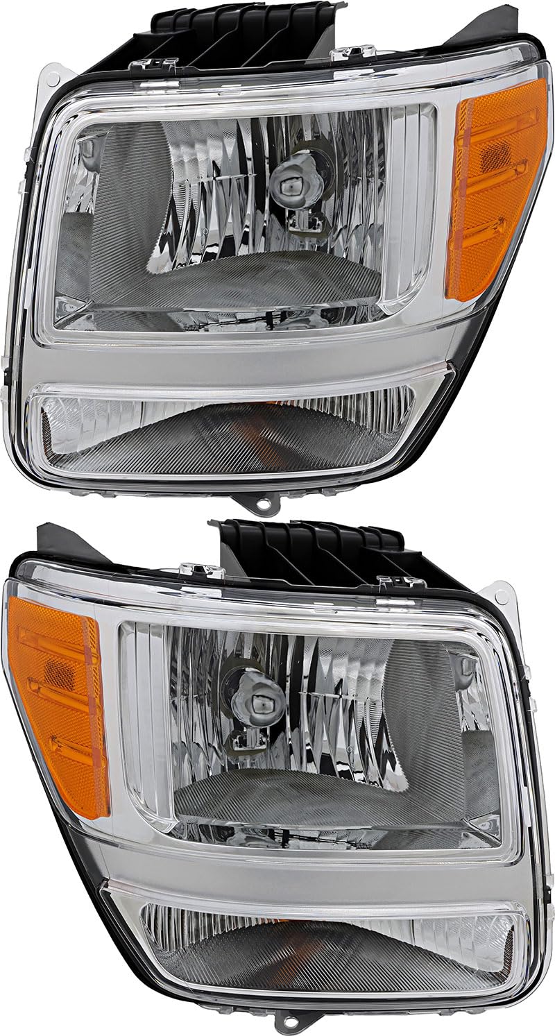Amazon.com: For Dodge Nitro Headlight 2007 2008 2009 | Driver and