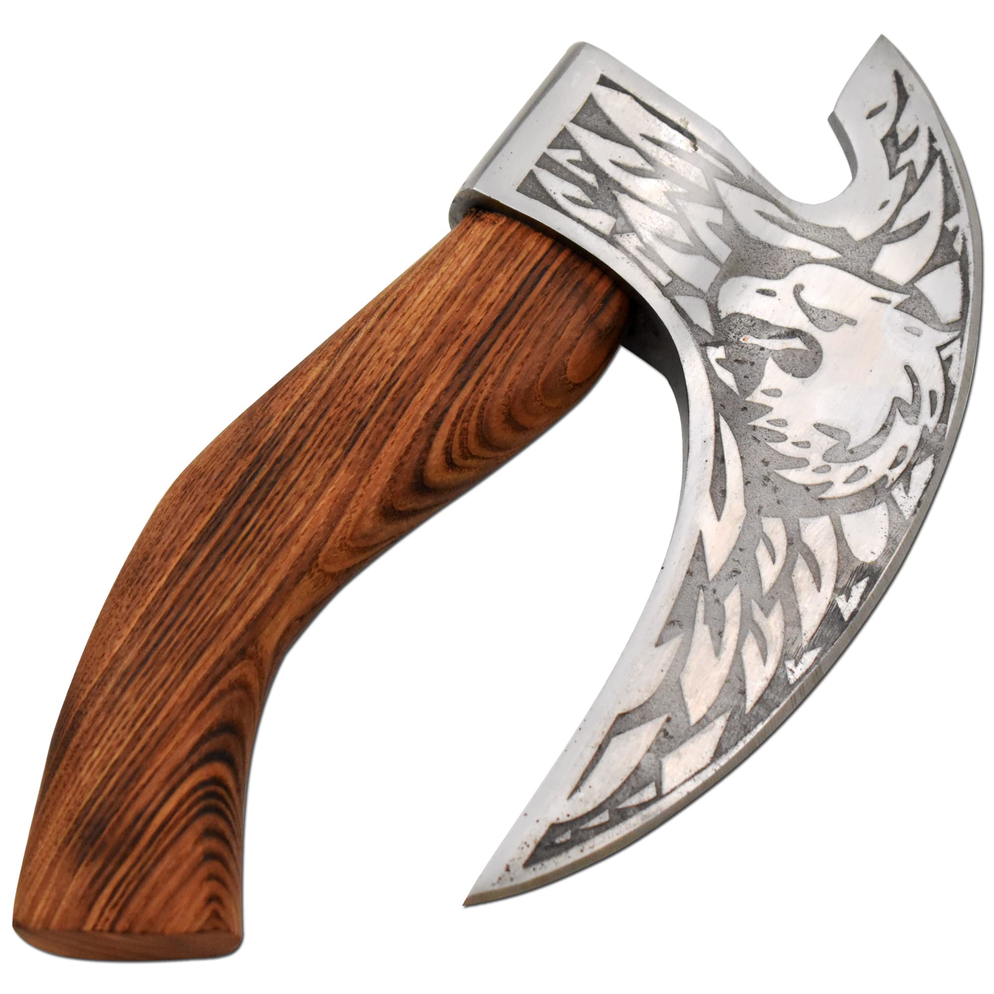 Amazon.com: Handmade Ulu Kitchen Mini-Axe Knife Rose Wood Handle