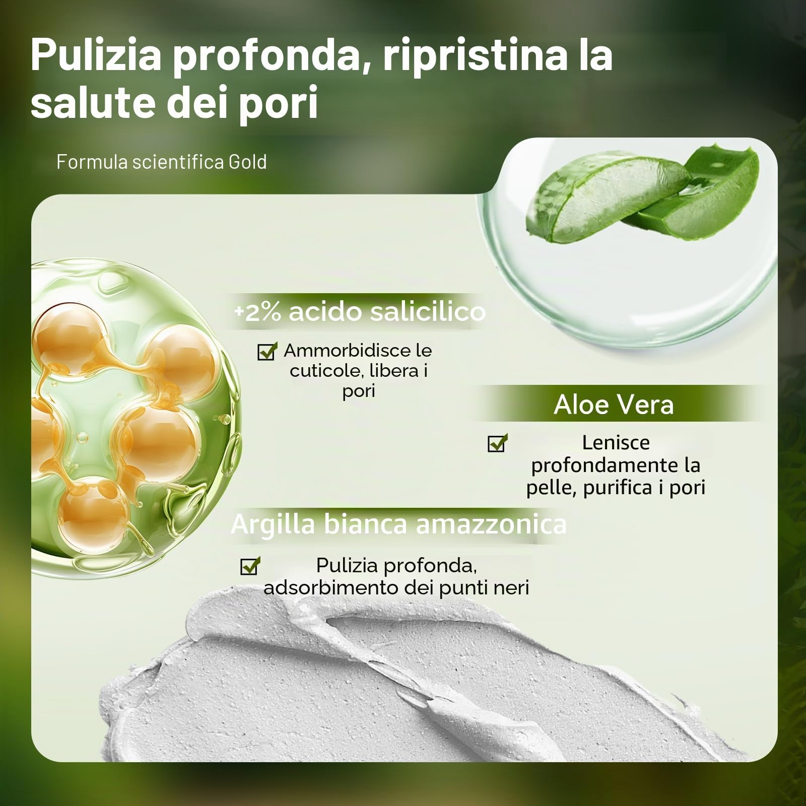 LANBENA - Rimozione di punti neri, per rimuovere la testa nera del viso, rimozione punti neri (29,8 g)