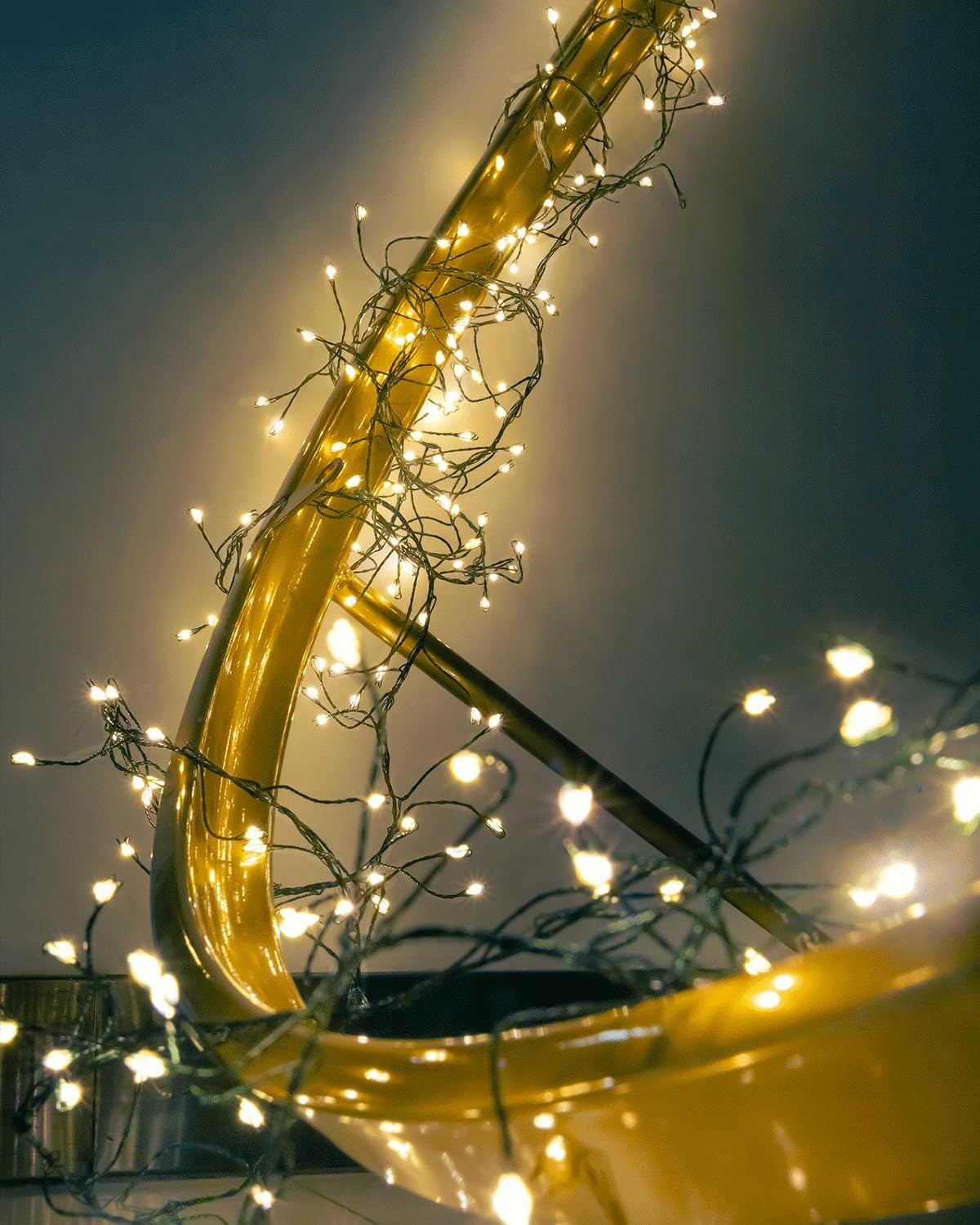 Lphianx Fairy Lights for Bedroom, 9.84ft 240LEDs IP44 Warm White Fairy