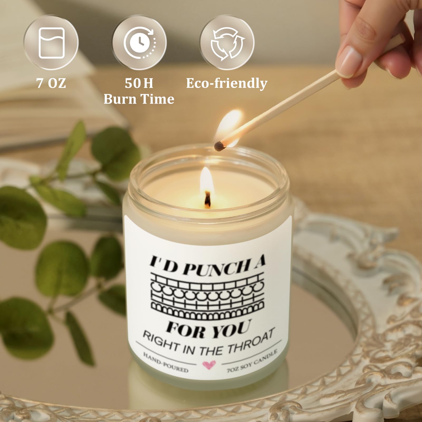 Hidden Message Scented Candle, Fuck This Shit Candle, Birthday Gag Gifts for Women, Adult White Elephant Christmas Gifts, Novelty Items for Adults, Unique Gag Gift for Women Friends Bestie Girlfriend