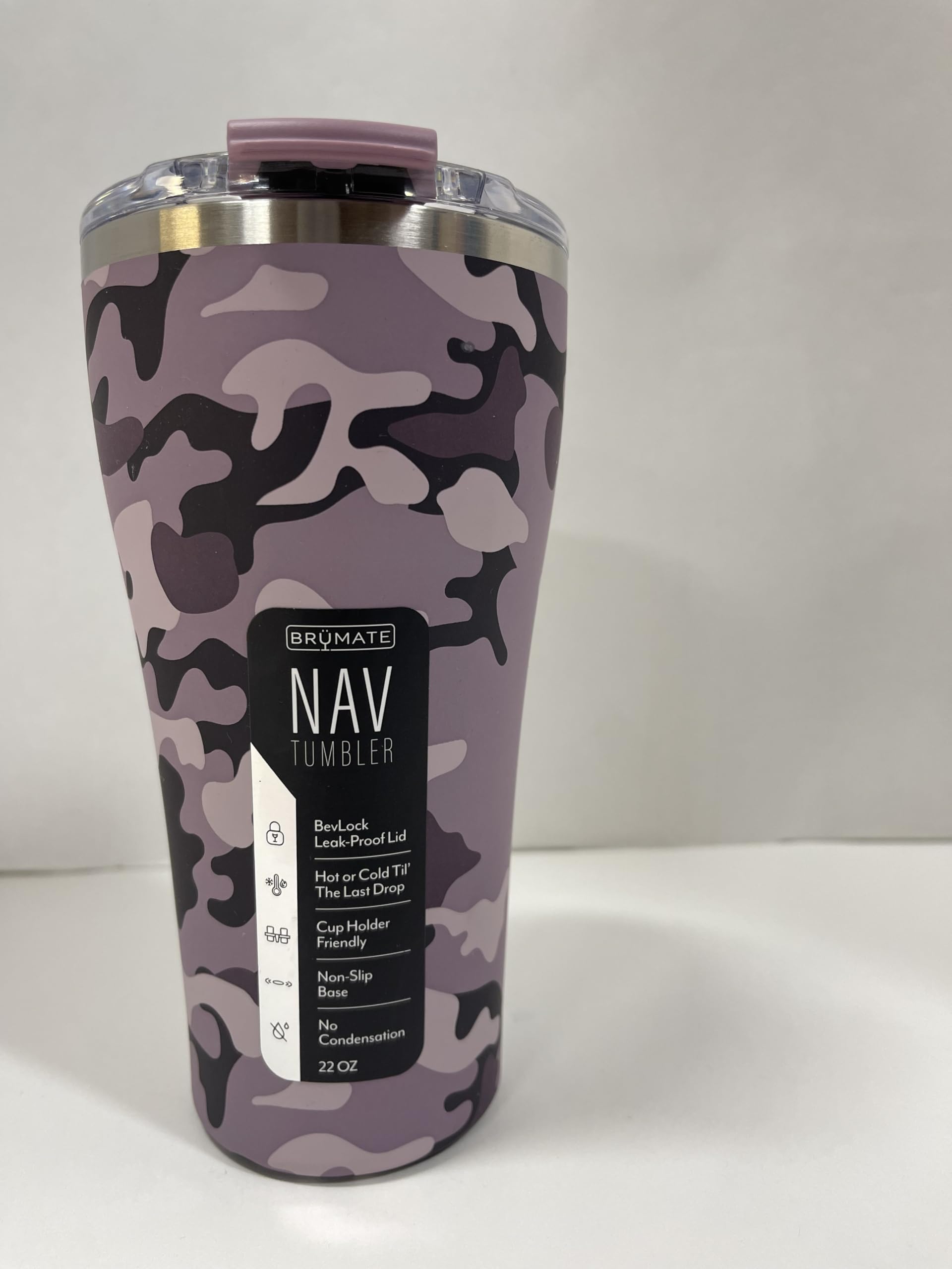 BrüMateNAV Tumbler 22oz (Mauve Camo)