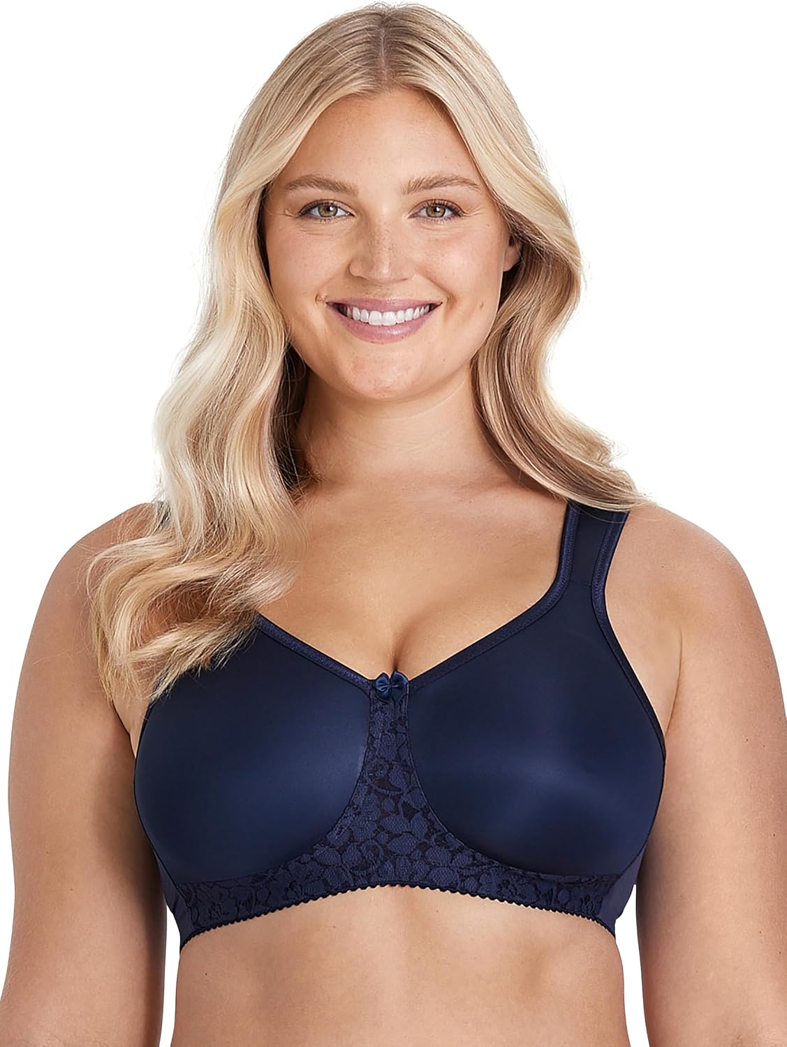 Miss Mary of Sweden Smooth Lacy Support Cup Non-Wired T-Shirt Bra