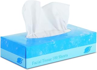 GEN 6501 Facial Tissue, Flat Box, 2-Ply, 8
