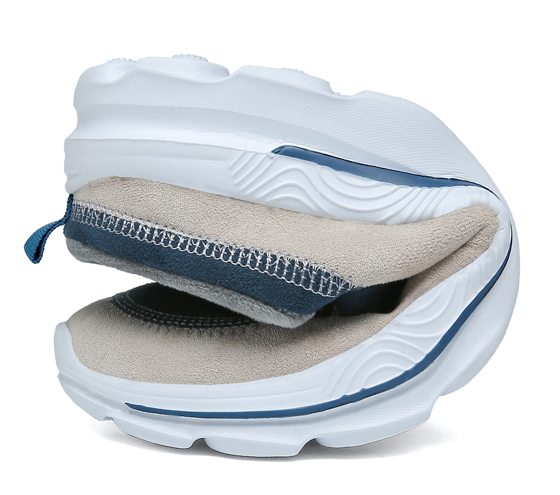 CELANDA Zoccoli e Sabot Donna Uomo Ciabatte Leggero Traspiranti Pantofole da Casa Comode Antiscivolo Scarpe da Giardino Spiaggia all'aperto 35-48 EU