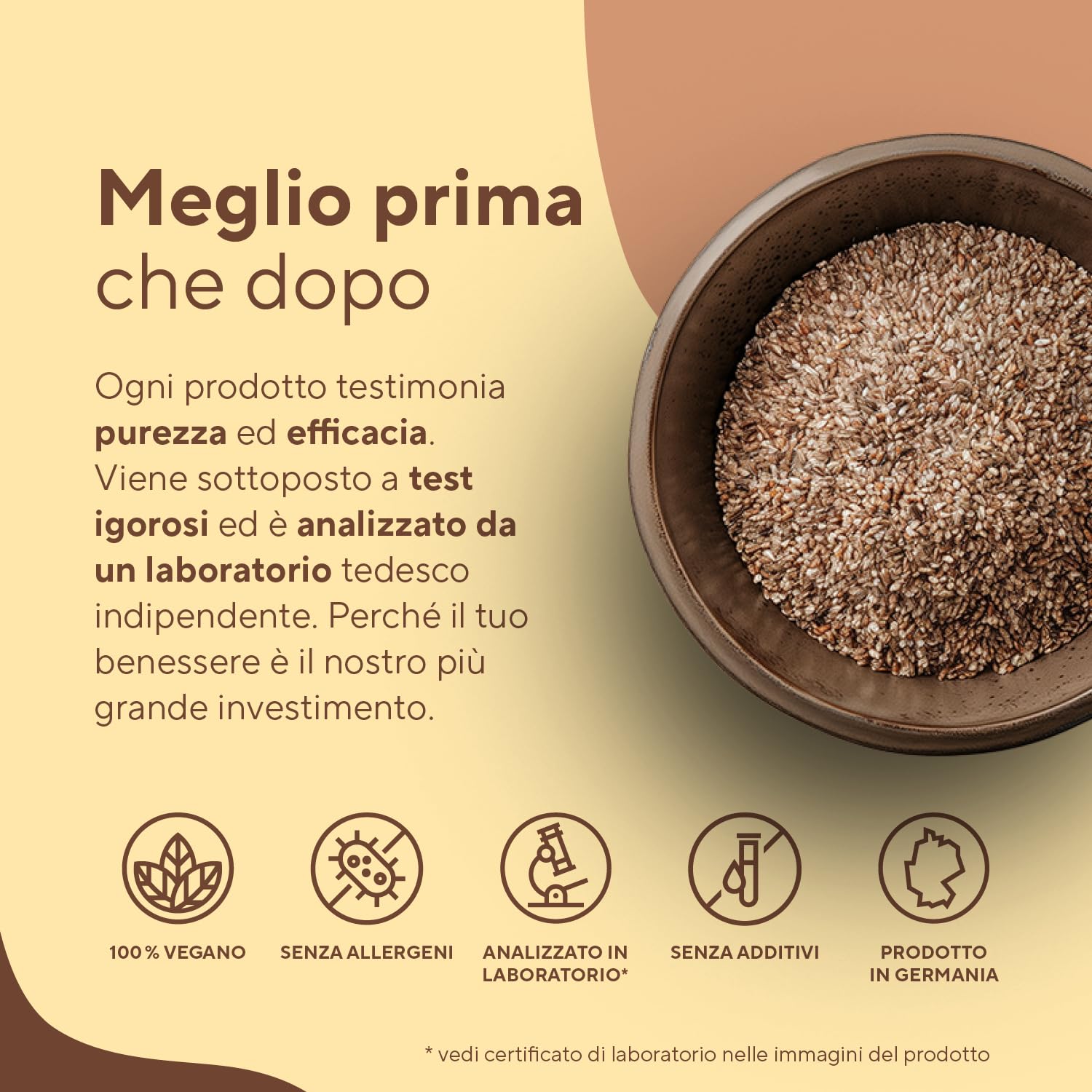 Bucce di psillio BIO - 360 capsule - Alto dosaggio - 4500 mg dose giornaliera - Origine: India - 88% di fibre - Vegan, Testato in Laboratorio, Produzione Tedesca - TRUE NATURE