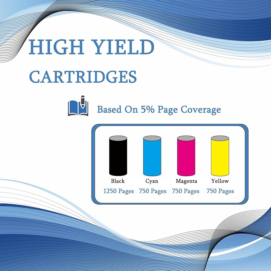 938XL Ink Cartridge Black Cyan Magenta Yellow Compatible for