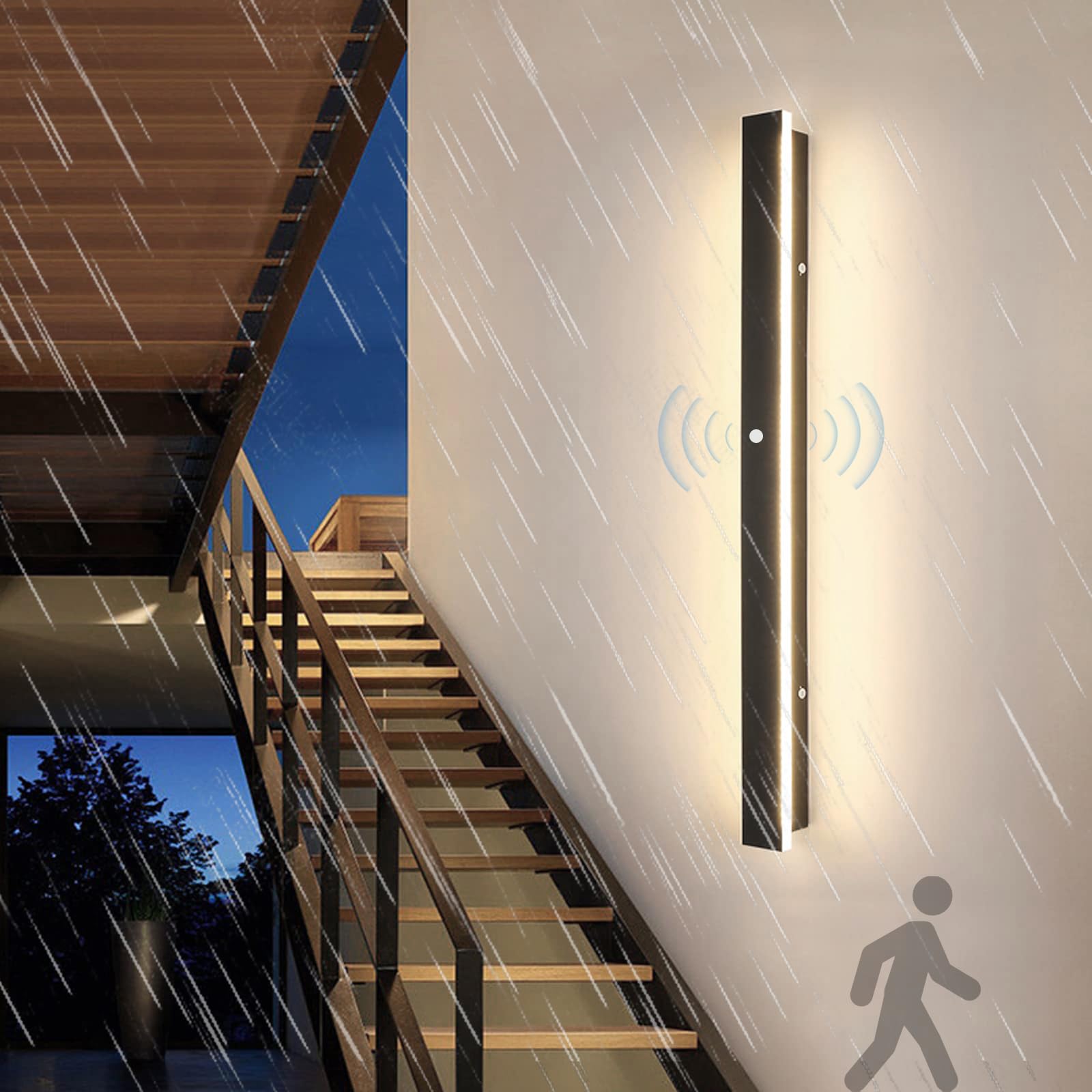 Applique extérieur LED détecteur mouvement pour éclairage de cour