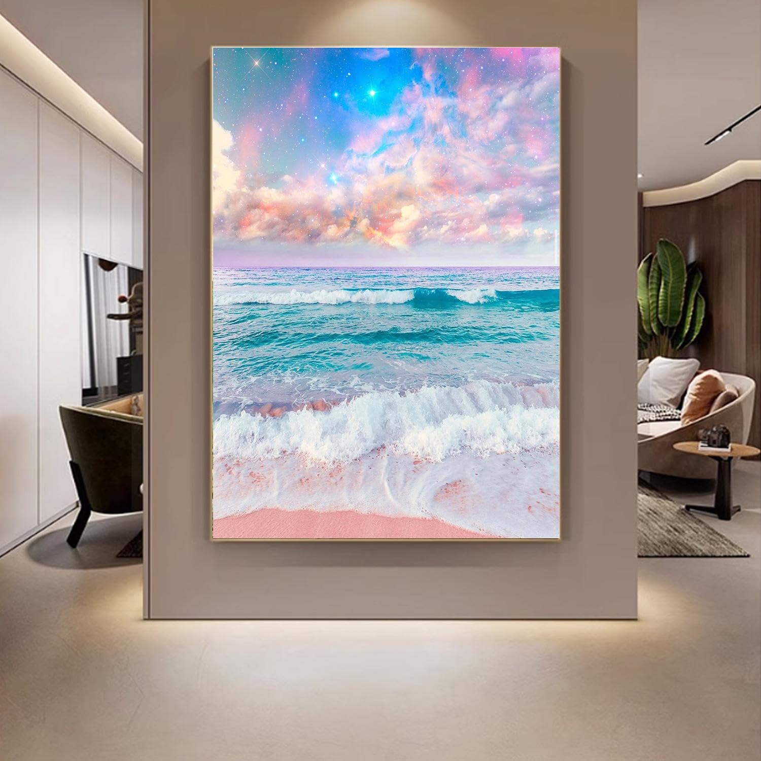 Amazon | LUHSICE diamond art club パステル色の海