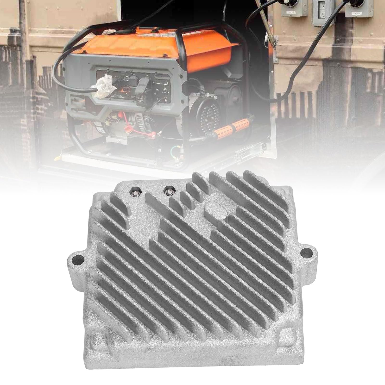 Ausla Regulador de Voltaje del Generador Regulador de Voltaje Automático de Metal 0F97190SRV Diseño de PCB de Salida Estable de Repuesto con Potenciómetro para Generador 81918 83049 083049