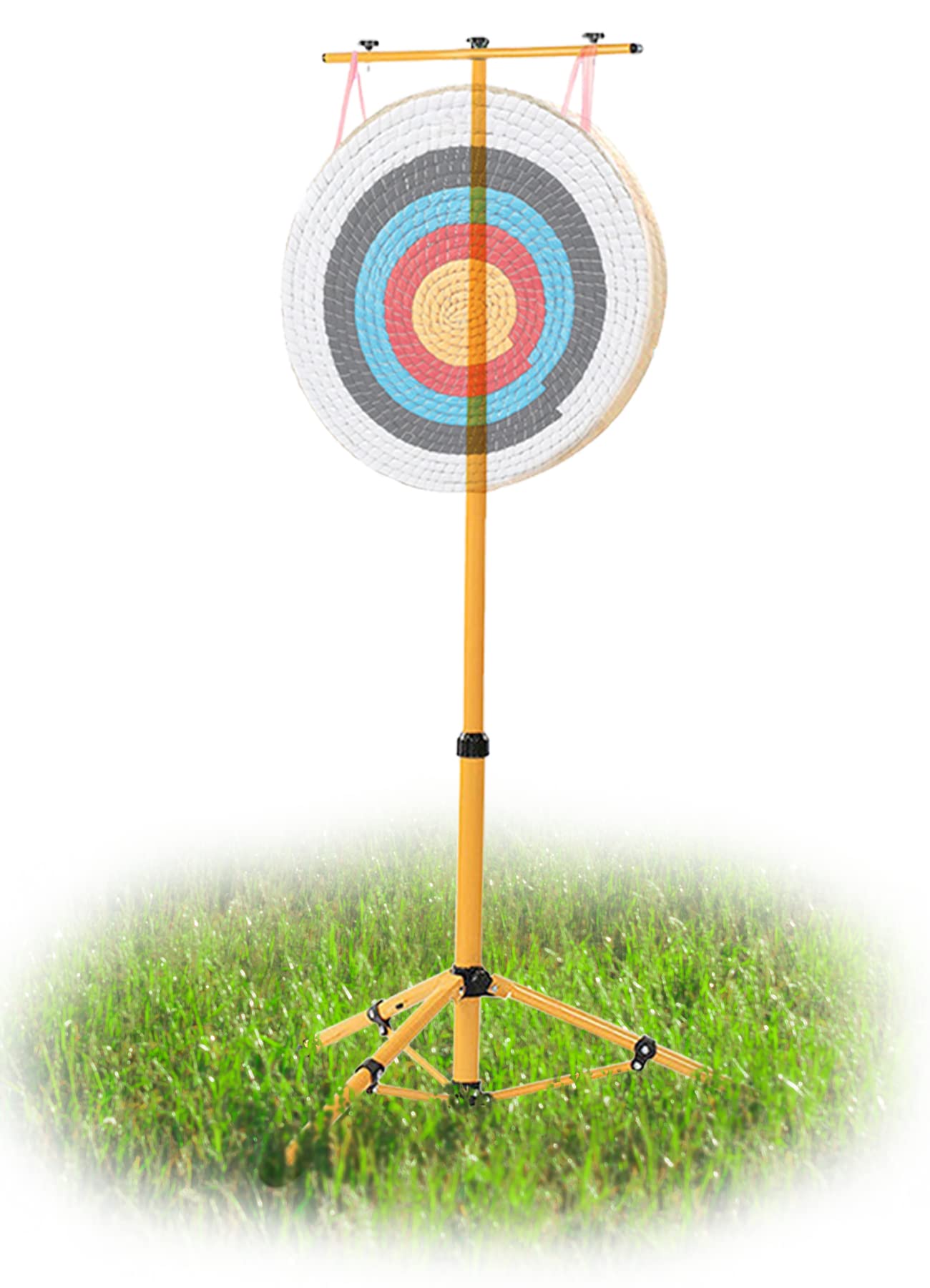 Meuiosd Archery Target Stand ?Portable Target Holder for Grass Target & Point Bag Archery Target