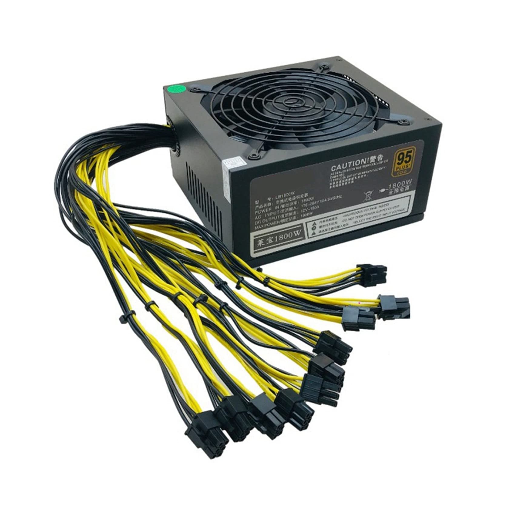 Kirmax 1800w Atx Bitcoin Mining Power Supply Supports 8 Card | Desertcart  Seychelles