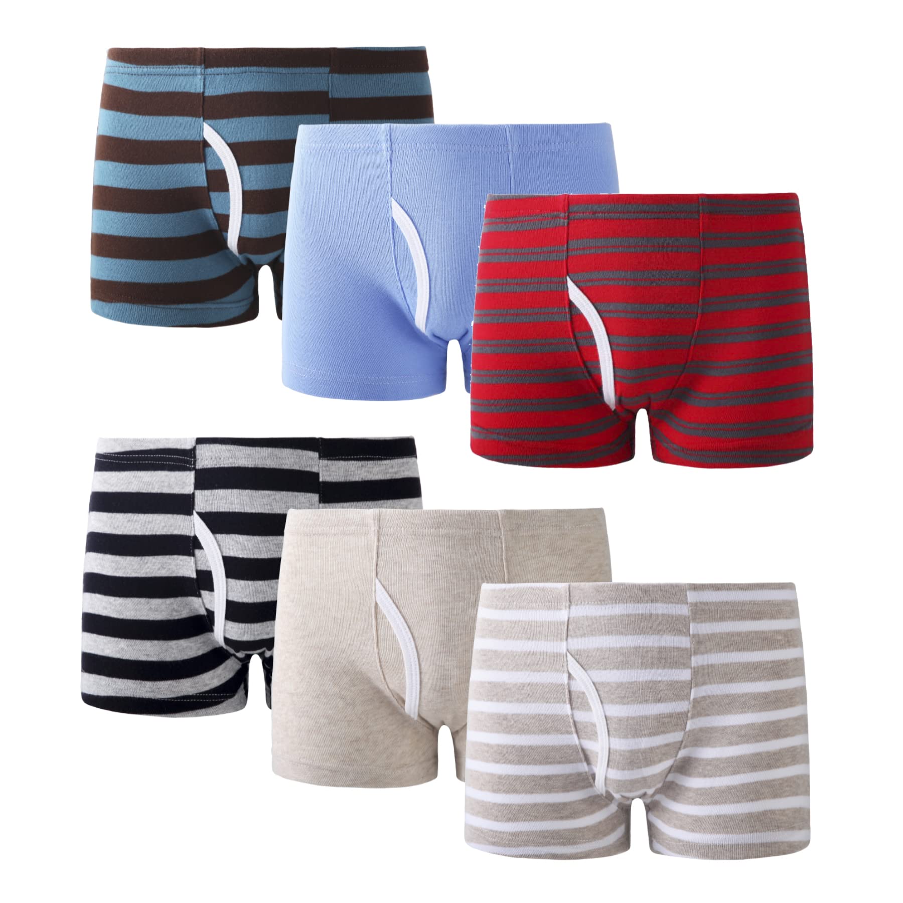 Family Feeling Little Boys' Cotton Boxer Brief Soft Underwear