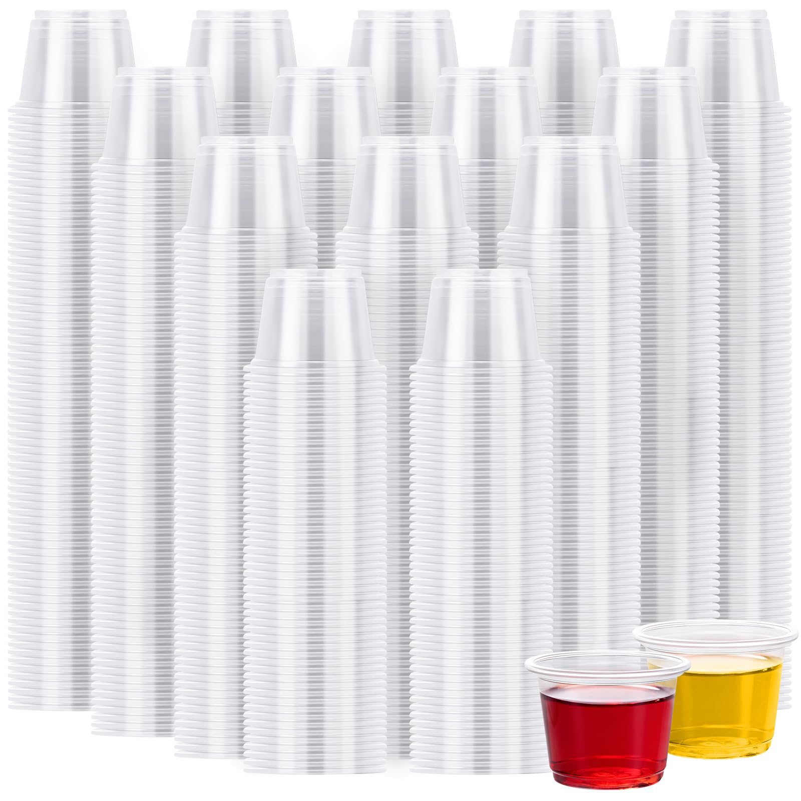 300 Clear Plastic Cups - 12oz Disposable Drinkware -7 300 Clear Plastic Cups - 12oz Disposable Drinkware -7