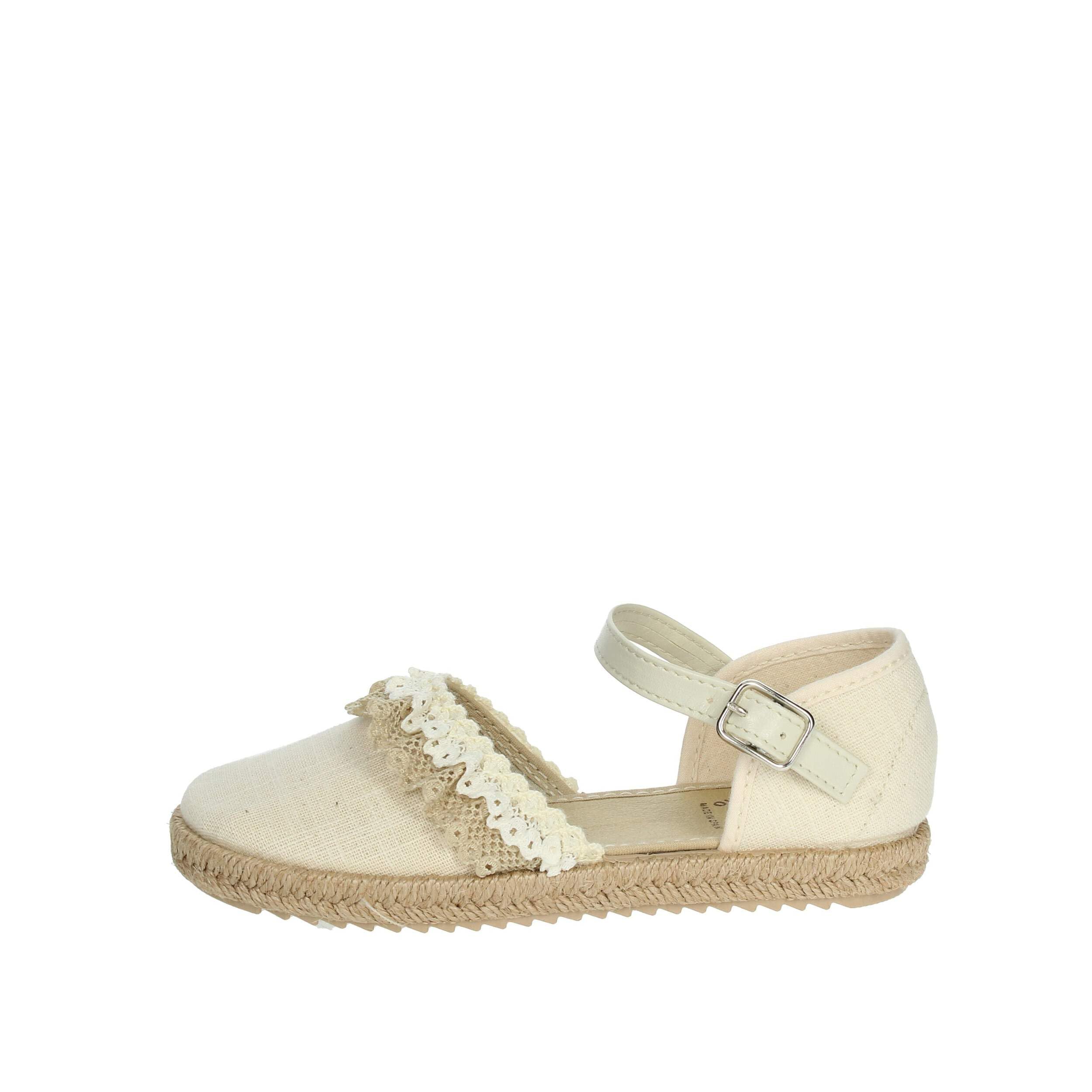 Vulladi - Alpargata niña Lino Beige puntillas Encaje - 7361 para: Niñas