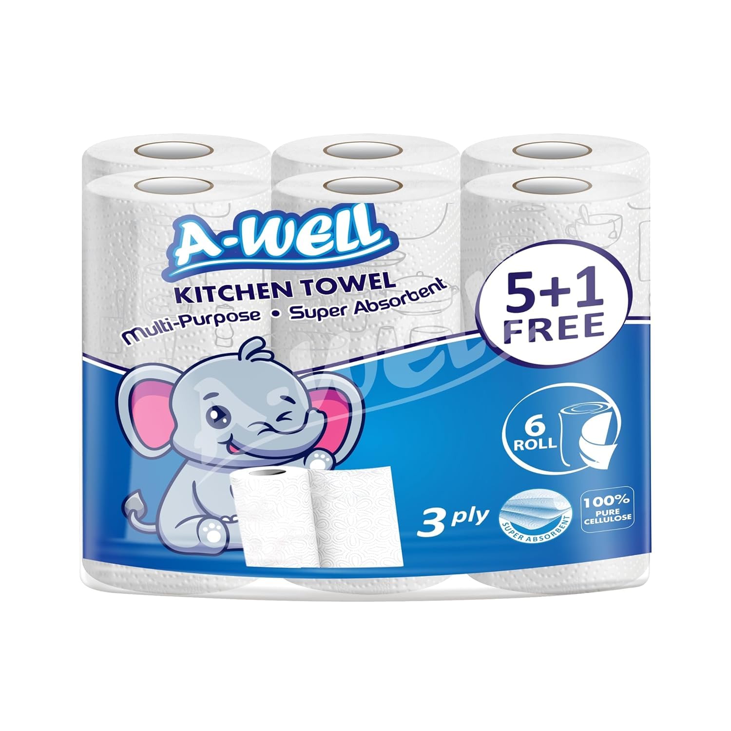 See full amazon price history chart for A-Well Kitchen Paper Towel 5+1 Roll Free 3 Ply A-Well Kitchen Paper Towel 5+1 Roll Free 3 Ply (B0CST5PH8S) Amazon Price History, Amazon Price Tracker