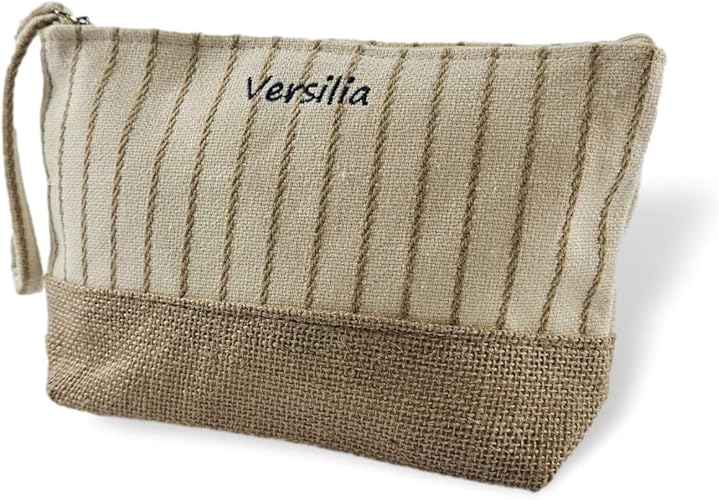 バッグ Vico Casa® Women's Beach Bag with Jute Base and Zipper, Versilia