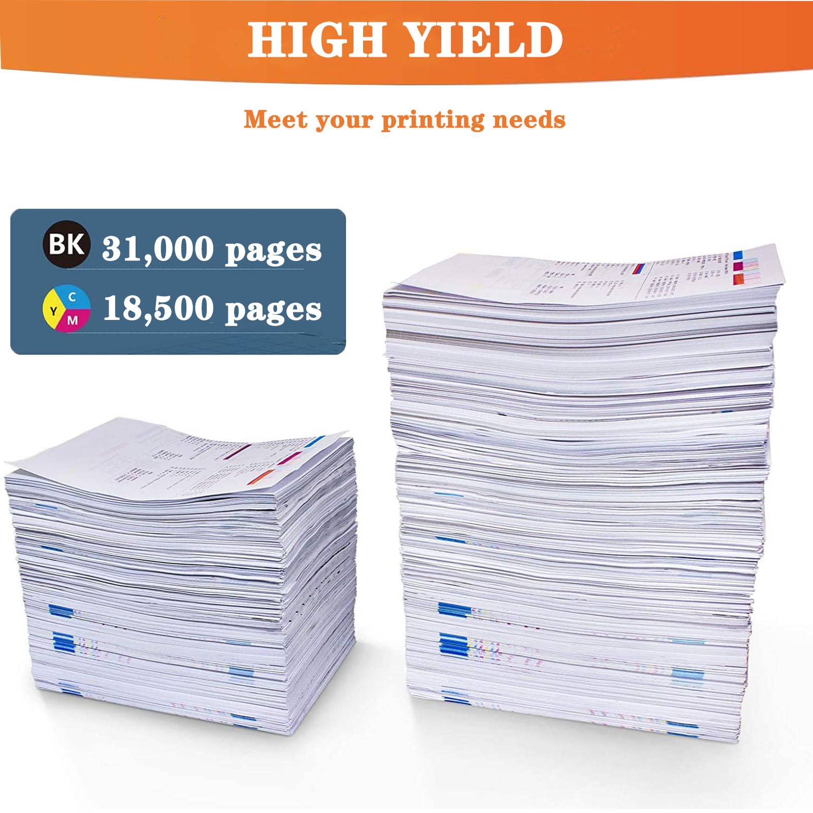 Lot de 4 cartouches de toner série C7100 006R01824 006R01825 006R01826 006R01827 pour imprimante Xerox VersaLink C7120 C7125 C7130 (31 000 pages)