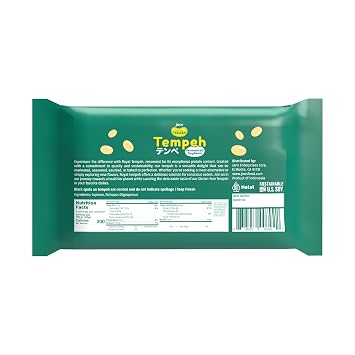 Jans Frozen Royal Tempeh: Wholesome Vegetarian Protein made From Fermented Soy | Elevate your Meals with Authentic Indonesian Flavor | 7.0 OZ (Pack of 1)