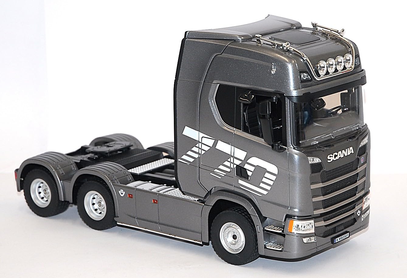 Camion RC 1/18 Huina 1501 Scania 770S V8 Grigio – 19 Canali 2.4 GHz con Luci e Suoni