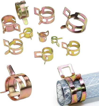 40 Clip Per Serra - Morsetti Per Tubi Da 8mm, 11mm, 13mm, Fissaggio Teloni E Reti, Colore Verde - Foto 9